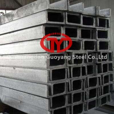 Galvanized channel steel profile  Galvanized channel steel